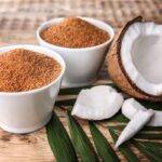 Nutrient content of coconut sugar, coconut sap sugar, Kandungan Gizi Gula Kelapa, Organic Coconut Sugar, Gula kelapa kristall